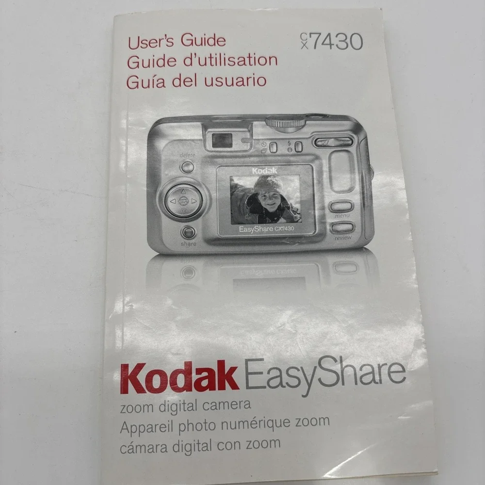 Kodak Easy Share CX7430 4.0 Megapixels Tested And Working With Manual